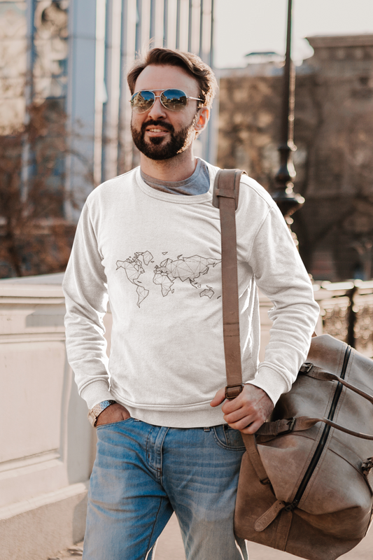 World Map Sweatshirt